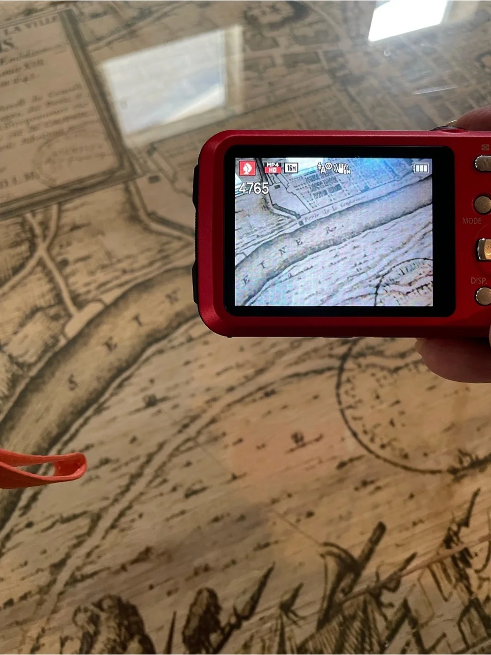 Panasonic Lumix Compact Digital Camera in Red with Black Accessories